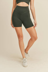 Black Power Sculpt Eco Biker Short: Black