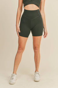 Black Power Sculpt Eco Biker Short: Black